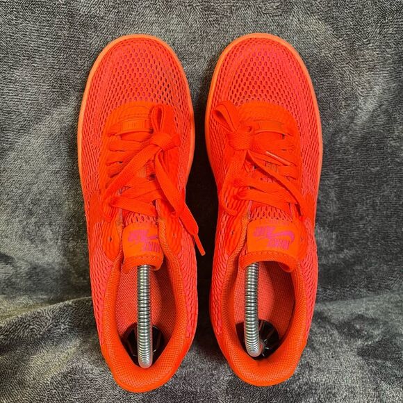 Nike Air Force 1 Low Upstep BR Women’s Size 9 – Bright Crimson/Orange - Picture 5 of 8